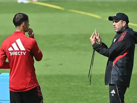 Festeja el Chacho: los jugadores que recupera River para jugar contra Racing