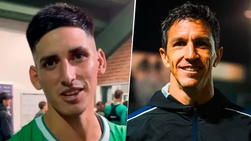 Mirko Coronel no ocultó su emoción por haber conocido a Nacho Fernández.