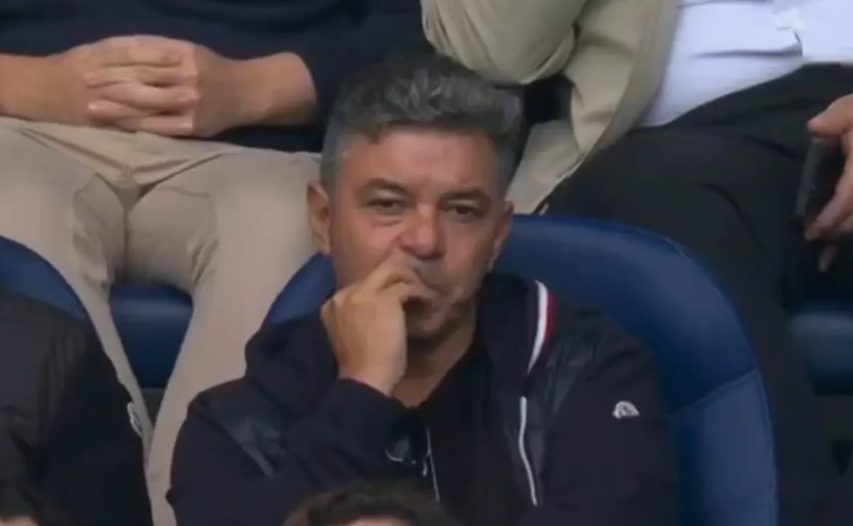 Tras su salida de River: Marcelo Gallardo fue visto presenciando un partido en Europa desde la tribuna