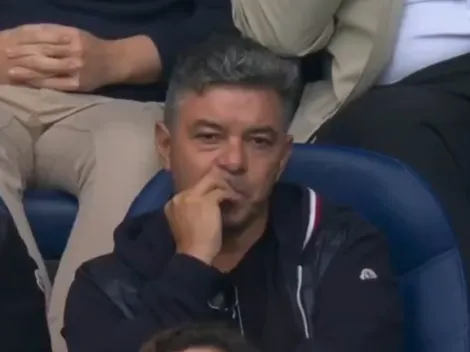 Tras su salida de River: Gallardo fue visto en la tribuna durante un partido en Europa