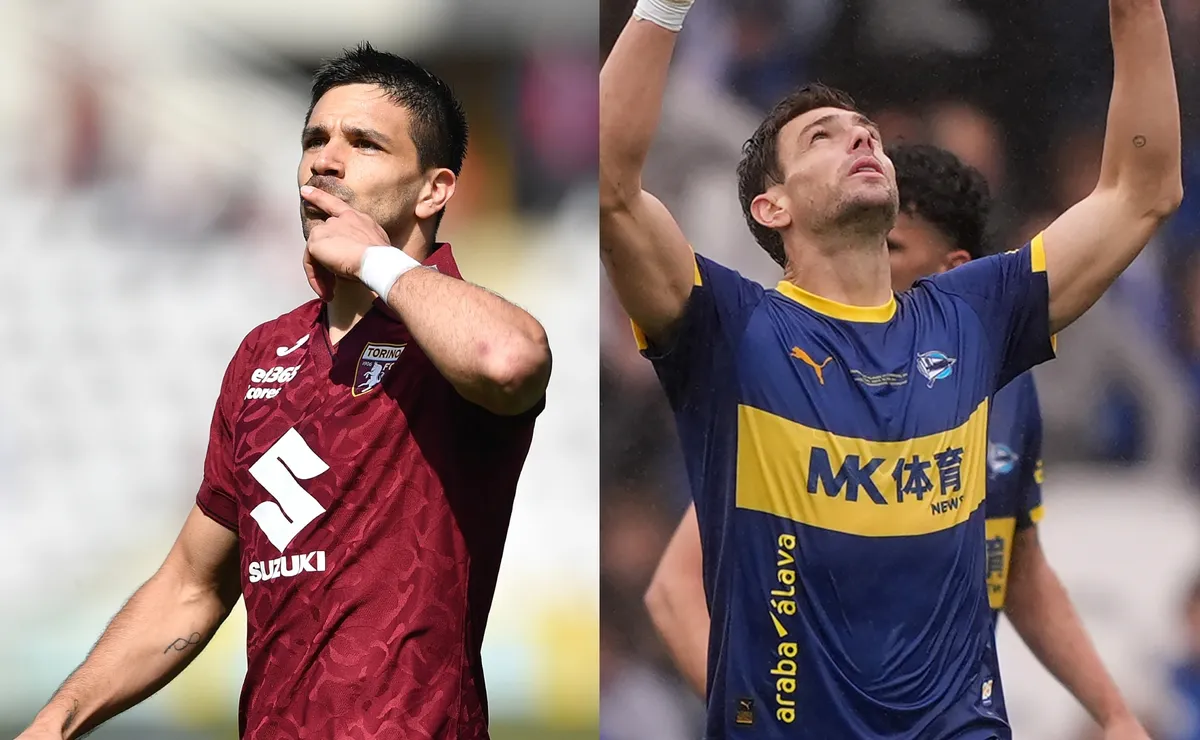 Mientras suenan como posibles refuerzos de River, golazos de Gio Simeone y Lucas Boyé en Europa