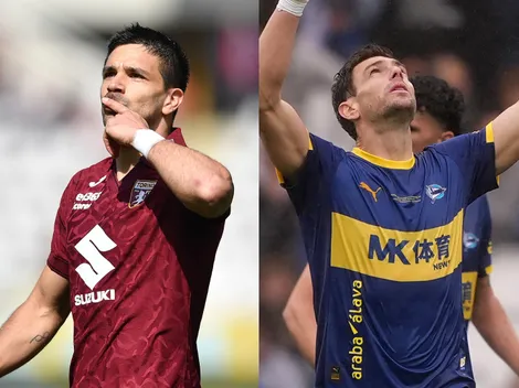 Mientras suenan como posibles refuerzos de River, golazos de Gio Simeone y Lucas Boyé en Europa