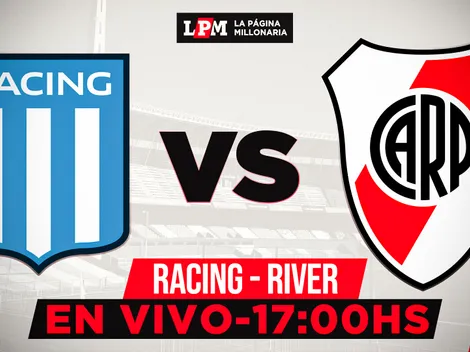 Racing vs. River EN VIVO: transmisión gratis minuto a minuto