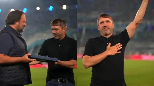 Coudet fue reconocido por Racing.