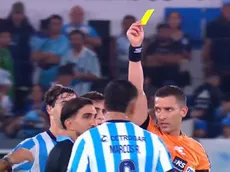 Era roja y Martínez Quarta lo reclamó: el grave insulto de Marcos Rojo a Zunino que solo terminó en amarilla