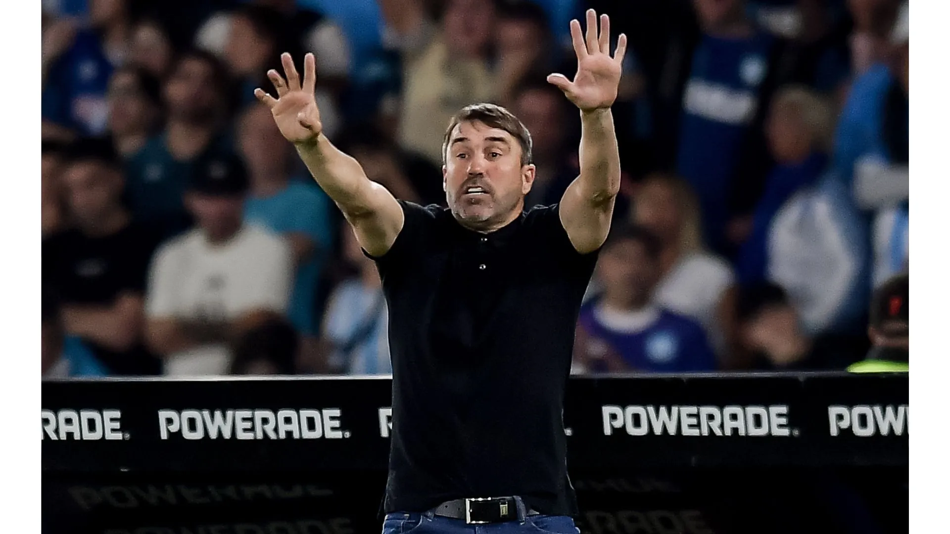 “Estoy bárbaro”, dijo Coudet en la previa del Superclásico.