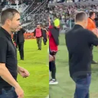 Video: el gesto que no se vio de Eduardo Coudet con los hinchas de Racing, luego del triunfo de River