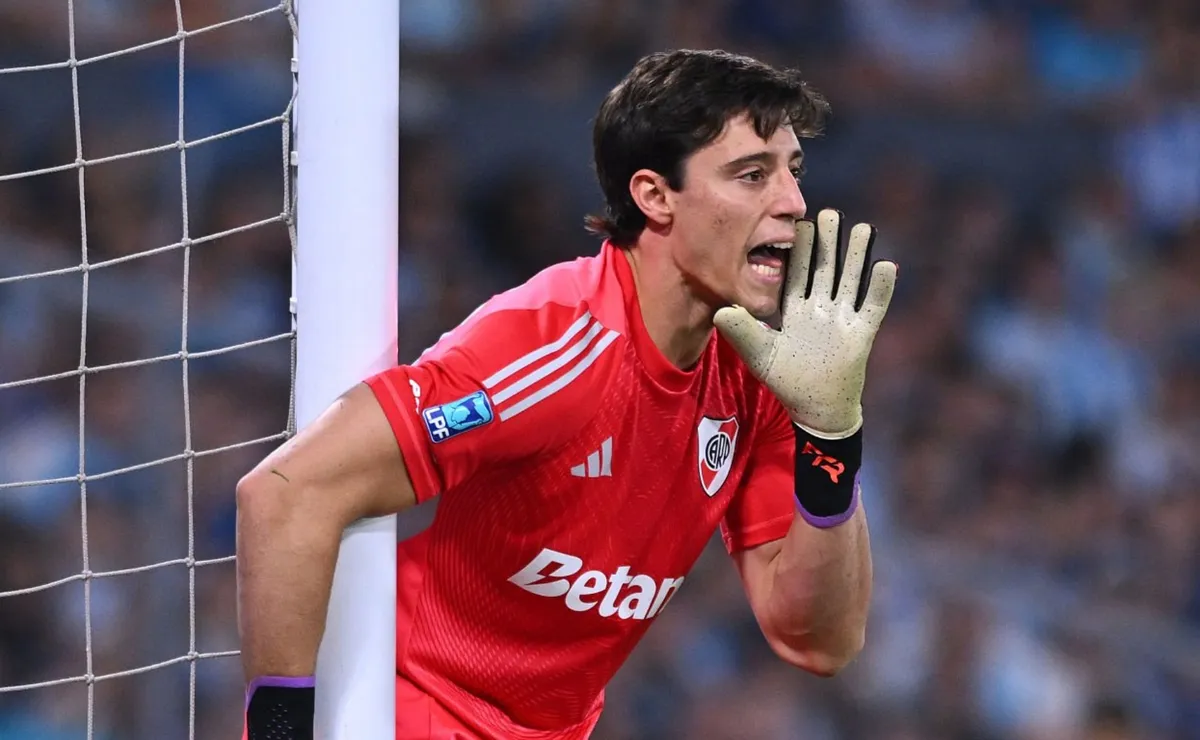 Santiago Beltrán, figura de River con 21 años.