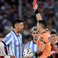 Se supo qué le dijo Marcos Rojo al árbitro de Racing vs. River: el duro informe de Sebastián Zunino tras expulsarlo