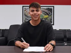 Está en la lista de buena fe de la Sudamericana, es una de las grandes promesas y renovó su contrato