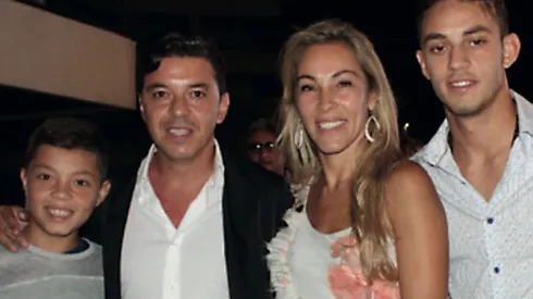 La sugestiva publicación de Geraldine La Rosa, esposa de Gallardo.