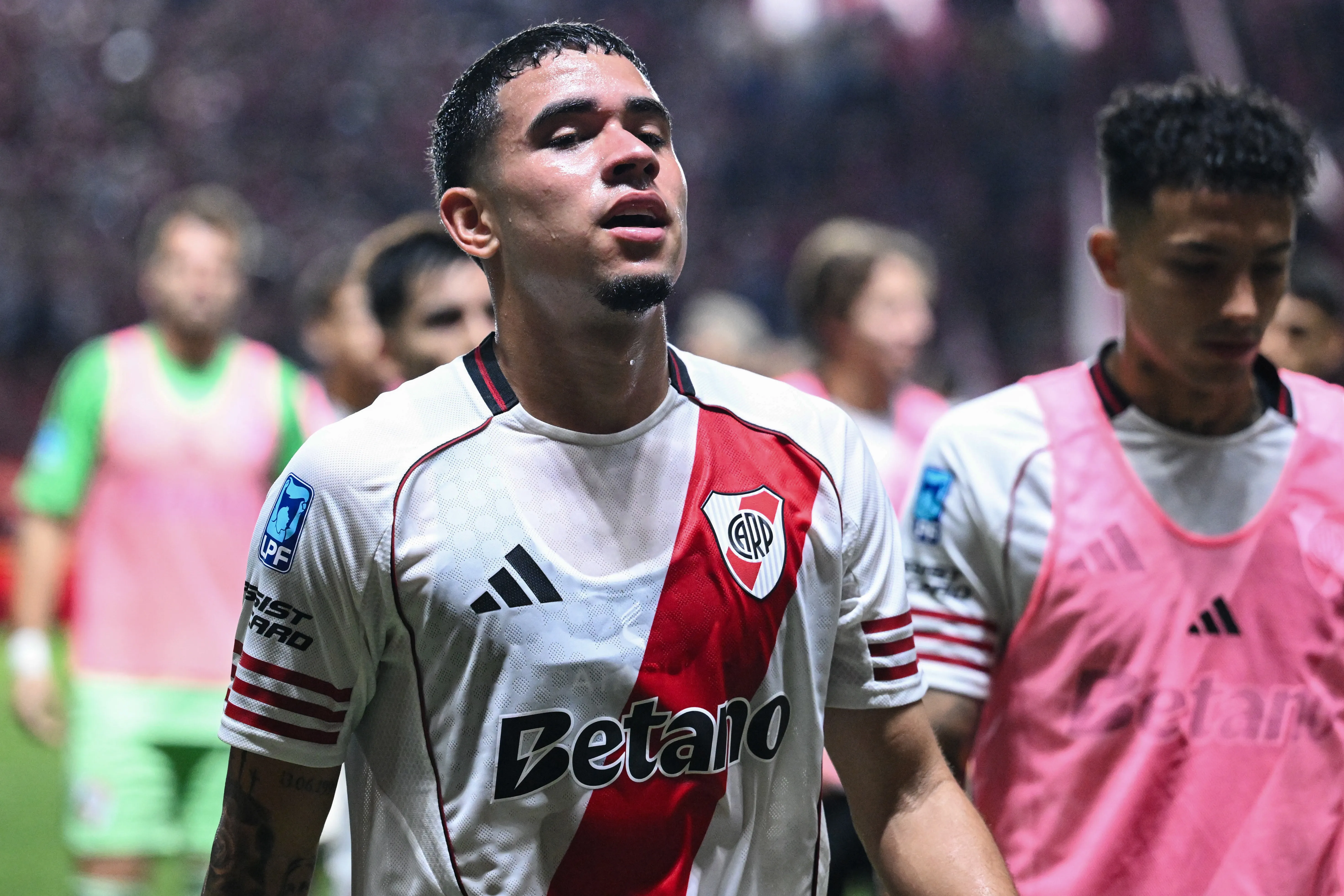 Kendry Páez jugó cinco partidos desde su llegada a River como refuerzo en el mercado de pases de verano. (Getty Images)