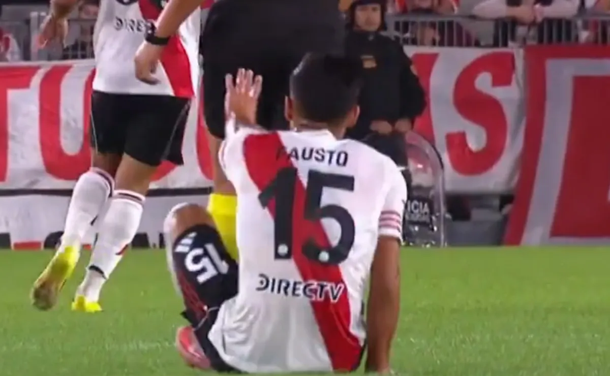 Vera se lesionó y preocupa en River.