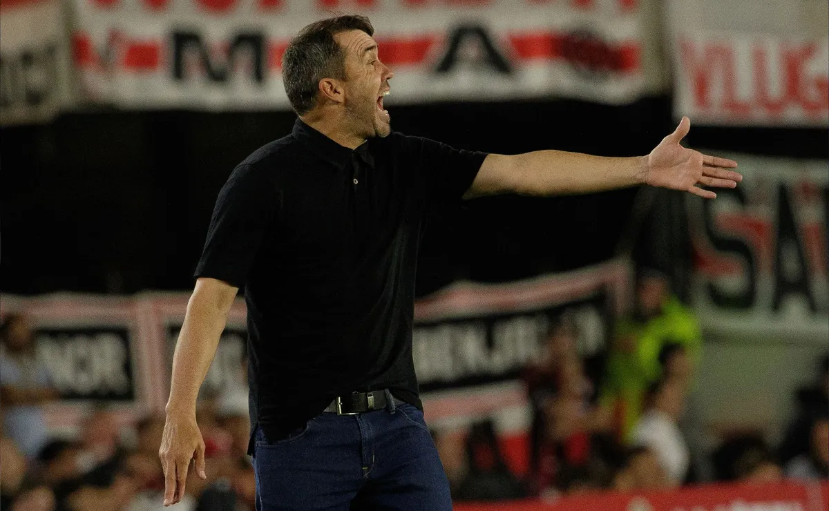 Coudet no maquilló el discreto partido de River ante Carabobo y fue tajante: 