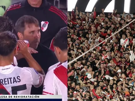 La reacción en River: el Monumental entero silbó la pausa de rehidratación
