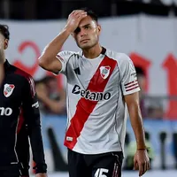 Fausto Vera, con un pie afuera del Superclásico: el parte médico preliminar de River y qué chances hay de que esté