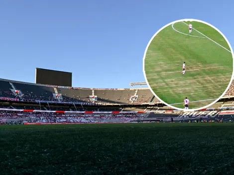 El césped del Monumental: qué pasó y cómo llegará al Superclásico con Boca