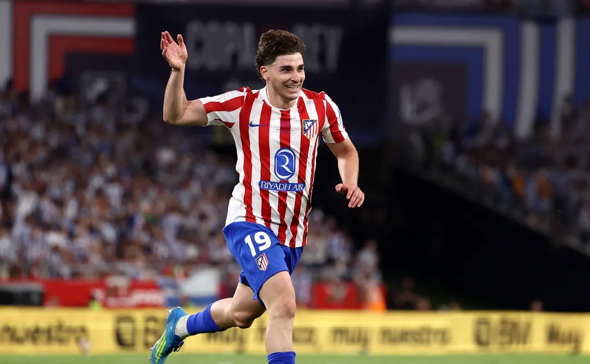 Video: el golazo de Julián Álvarez para Atlético de Madrid en la final de la Copa del Rey vs. Real Sociedad