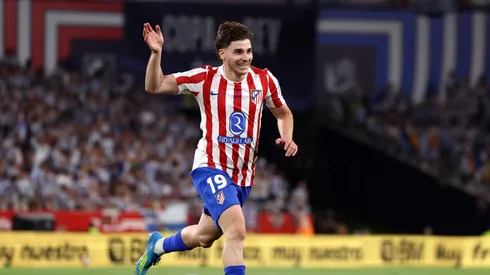 Gol de Julián Álvarez en la final de la Copa del Rey.