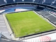 A cinco horas del superclásico, así quedó el campo de juego del Monumental: "No está 10 puntos"