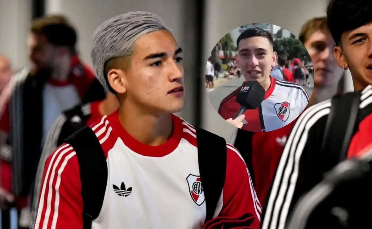 El gesto emocionante de Ian Subiabre con un amigo de Comodoro Rivadavia en la previa del Superclásico