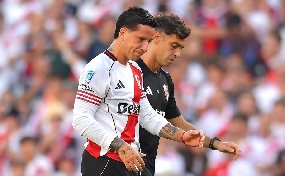 La lesión de Driussi en el Superclásico.