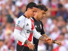 Alarma en River: Driussi salió lesionado del Superclásico