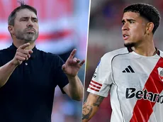 Se enojó el Chacho: el pedido que Coudet le hizo a Kendry Páez en pleno superclásico