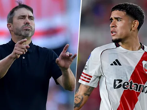 Se enojó el Chacho: el pedido que Coudet le hizo a Kendry Páez en pleno superclásico