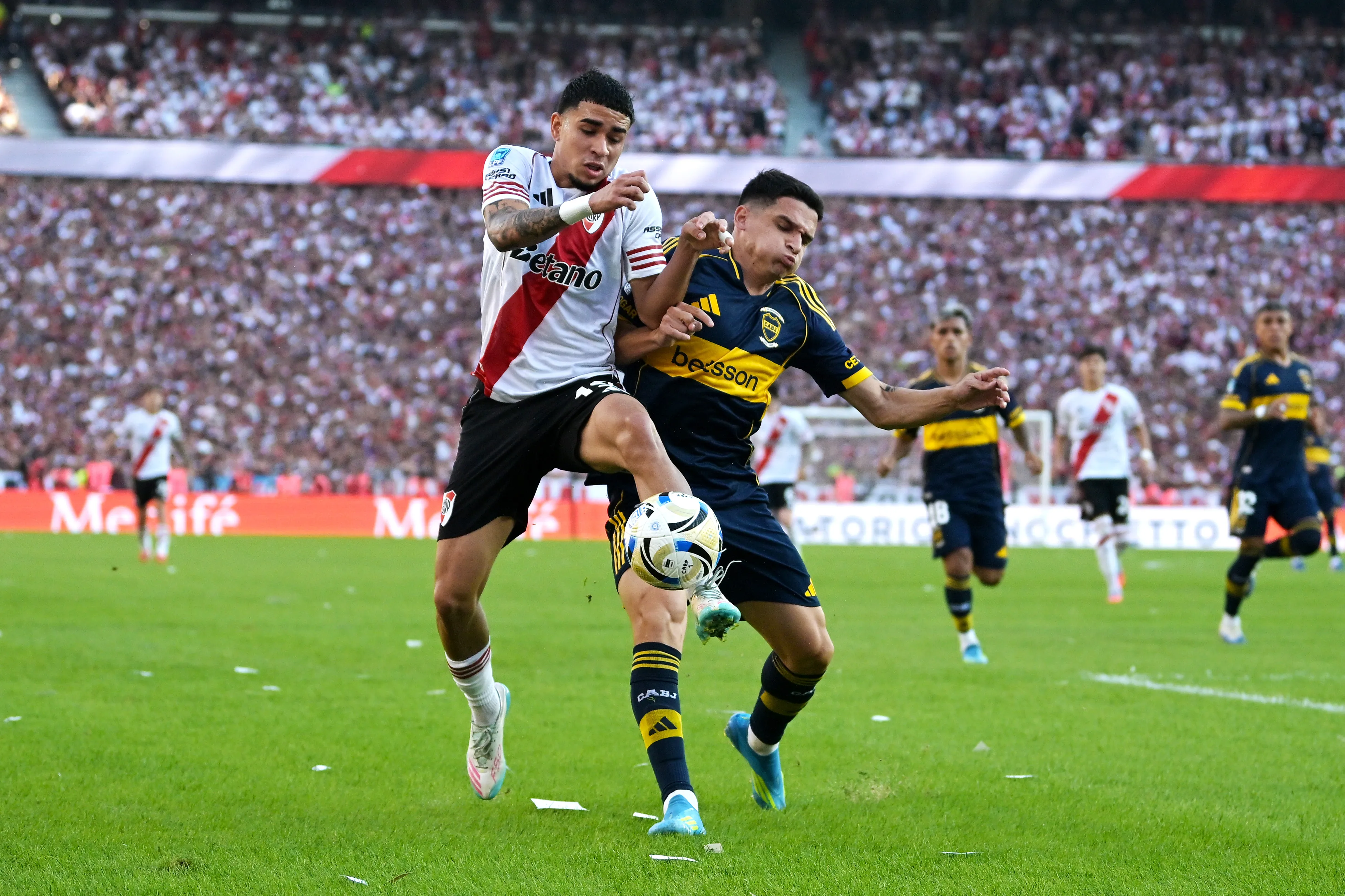 River perdió el primer superclásico de la era Coudet. (Foto: Getty).