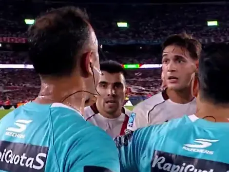 Lucas Martínez Quarta explotó contra el árbitro Herrera por el penal no cobrado: "Me extraña..."