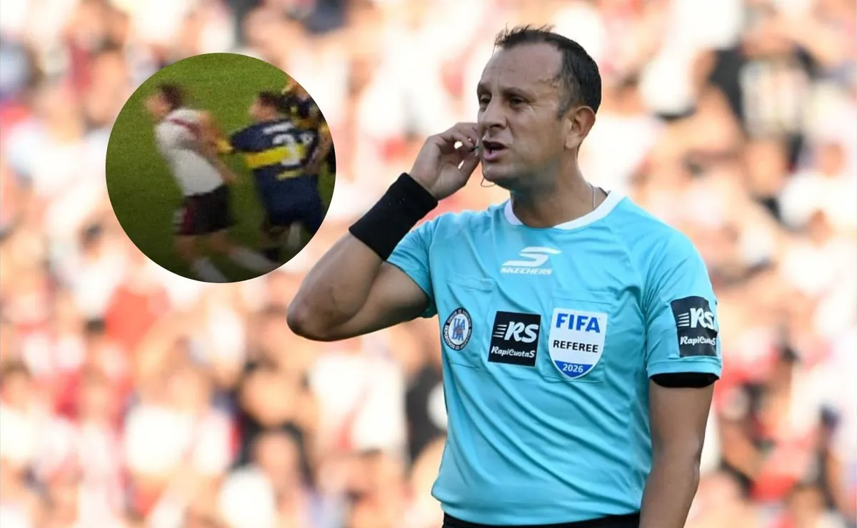 La explicación que dio Darío Herrera y por qué no cobró el penal para River en el Superclásico: 