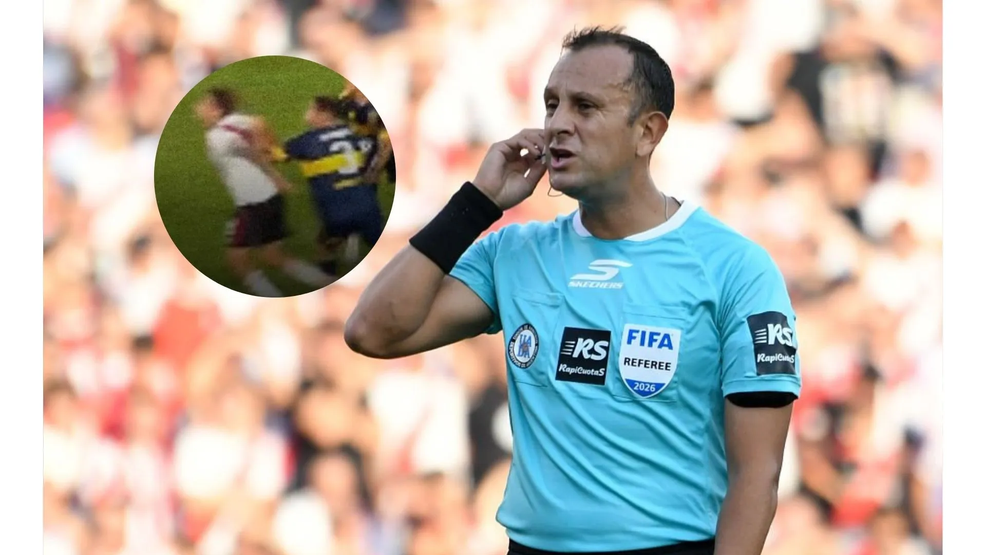 Darío Herrera y Paletta, los apuntados por el escándalo en el superclásico.