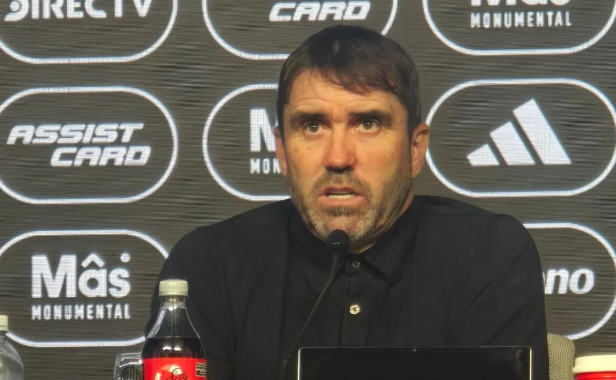 Coudet habló sobre el plantel de River.