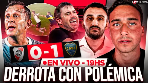 Lo que dejó la derrota de River, el escándalo con Darío Herrera y qué piensa Di Carlo del arbitraje: stream en vivo
