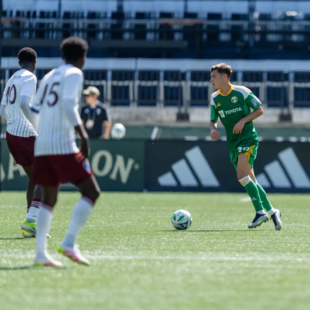Santino Gallardo estuvo algunos meses en Portland de la MLS.