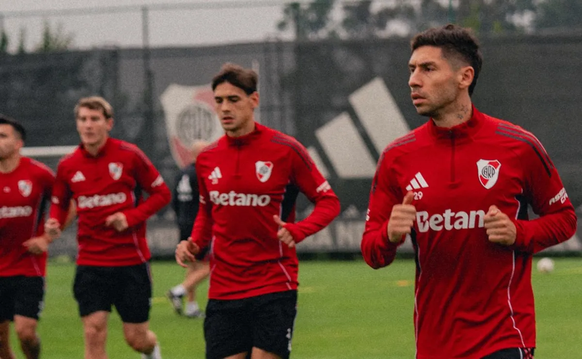 River volvió a las prácticas en Ezeiza.