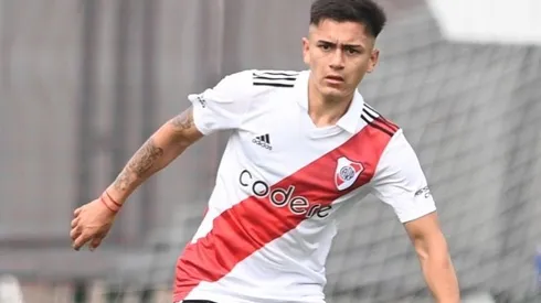 Elián Giménez volvió a River a principios de este año con una lesión en el menisco de la rodilla derecha.