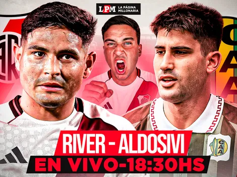 River vs. Aldosivi EN VIVO: transmisión gratis minuto a minuto desde el Monumental
