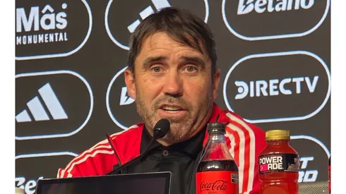 Coudet se refirió a un momento en los vestuarios.