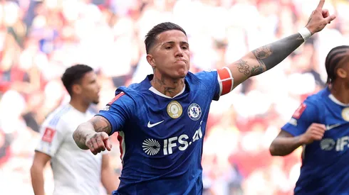 Enzo volvió al gol frente a Leeds.