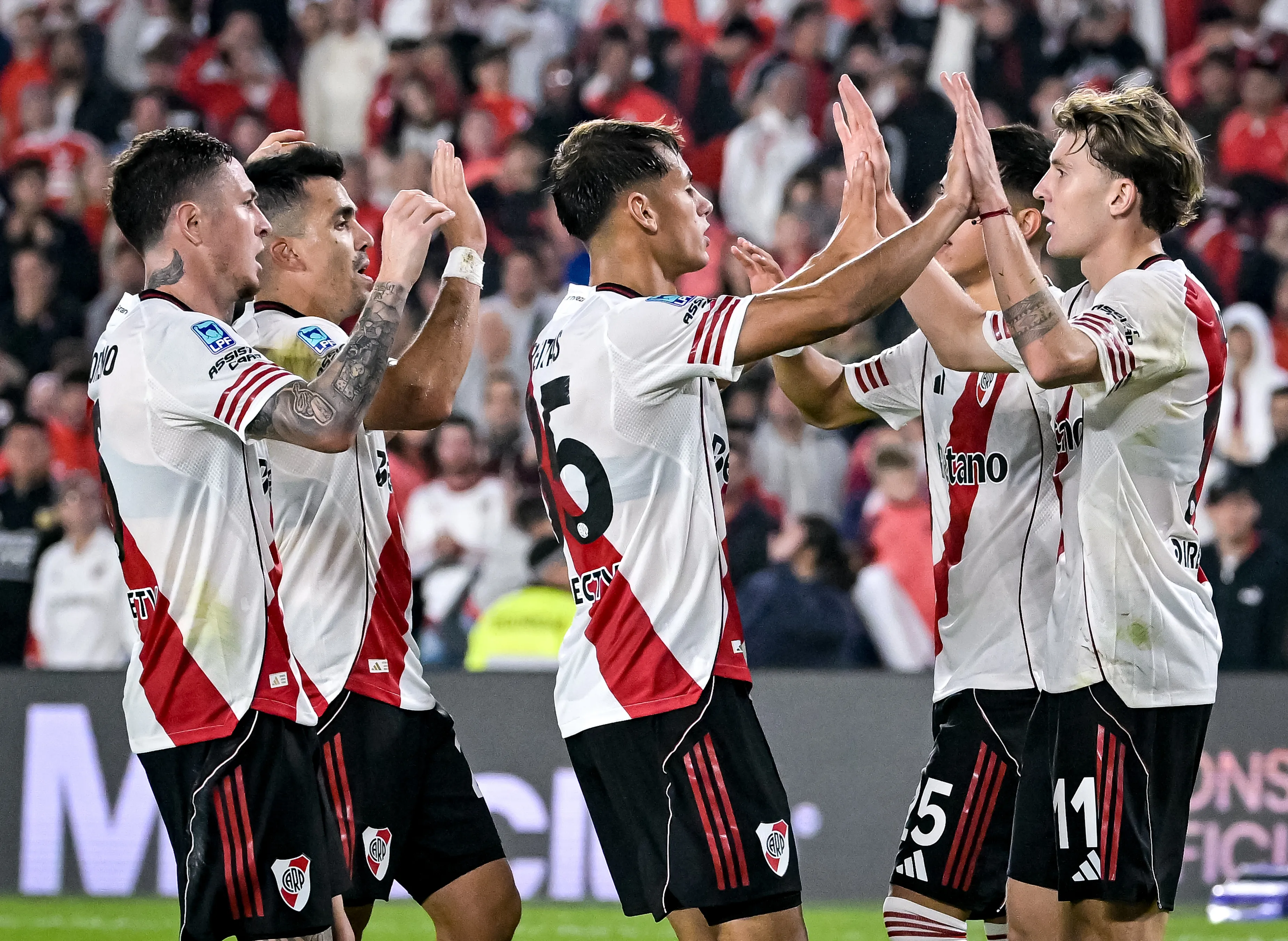 River terminó el partido contra Aldosivi con un promedio de edad de 23.6 años. (Getty Images)
