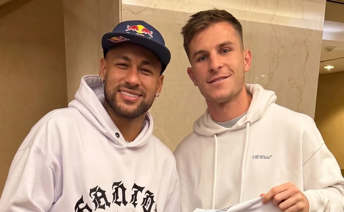 Galoppo tuvo un encuentro con Neymar en Buenos Aires.