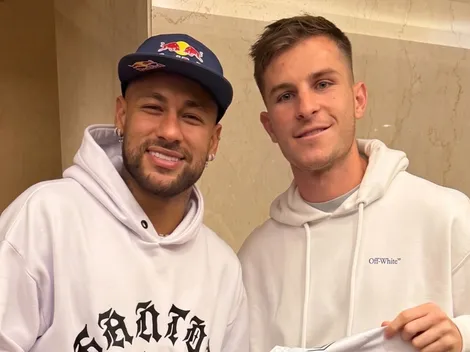Galoppo y una foto inesperada con Neymar: por qué no le llevó una camiseta de River