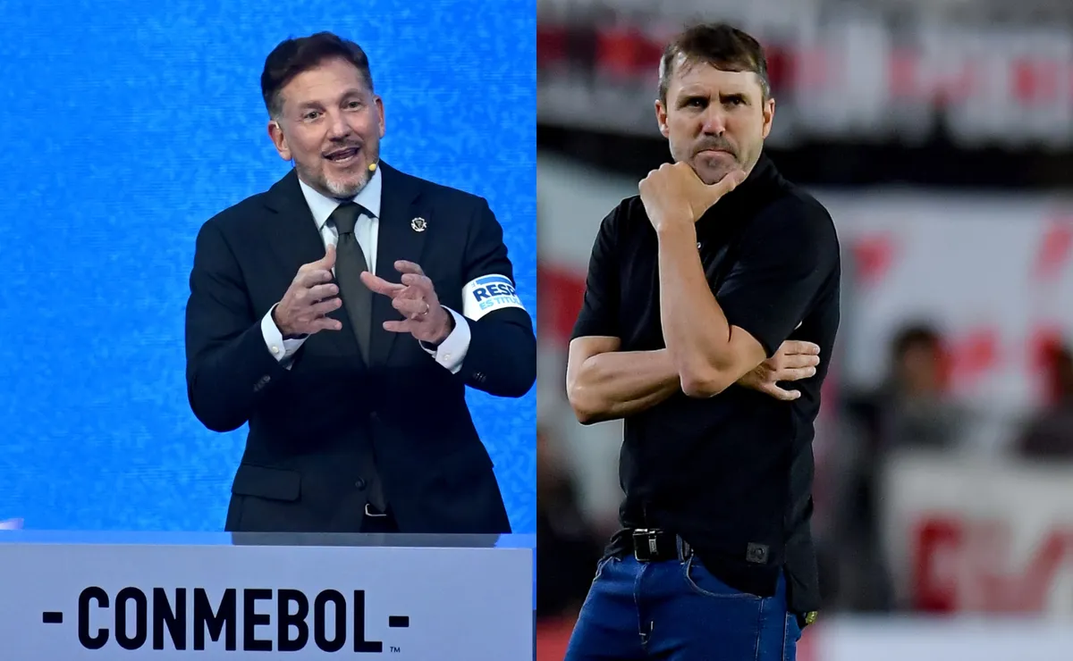 Conmebol advirtió a River y a Coudet por dos faltas al reglamento en la Sudamericana
