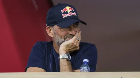 Jurgen Klopp, en el palco de Bragantino vs. Palmeiras.