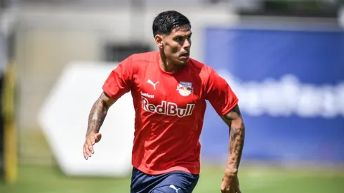 Agustín Sant'Anna, rival de River con RB Bragantino.