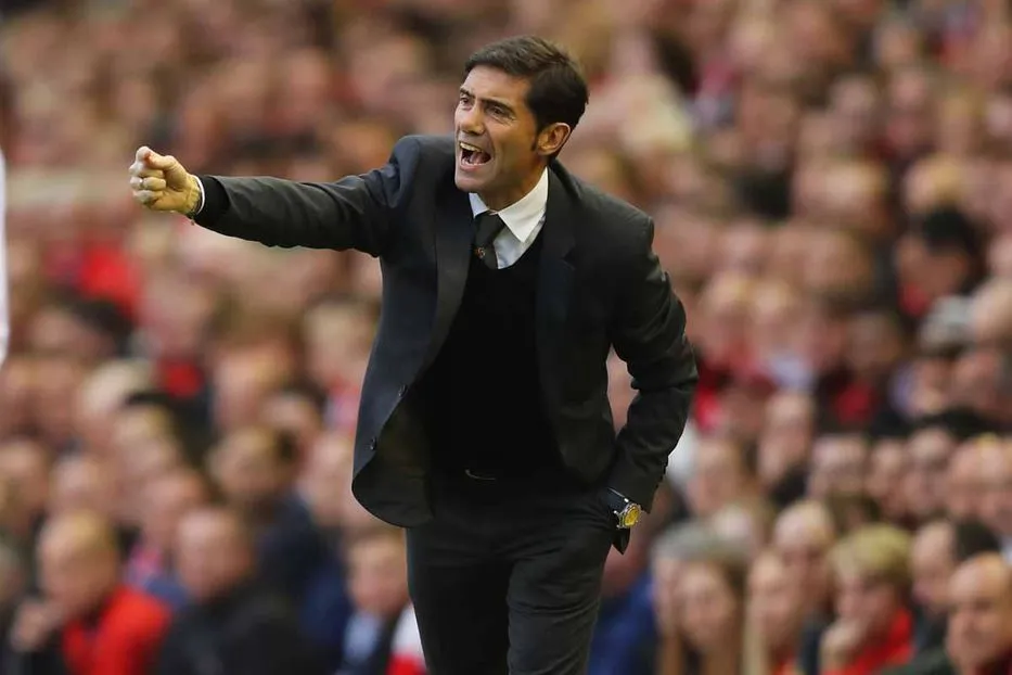 Marcelino, DT de Valencia durante la gestión de Longoria.