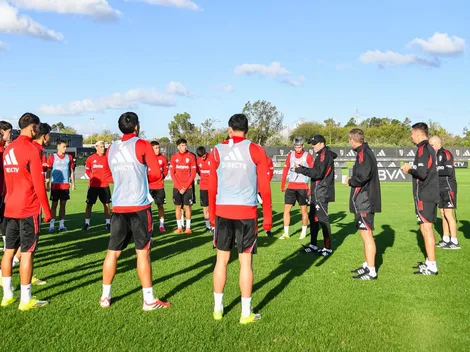 Coudet definió la lista de convocados de River para visitar a RB Bragantino