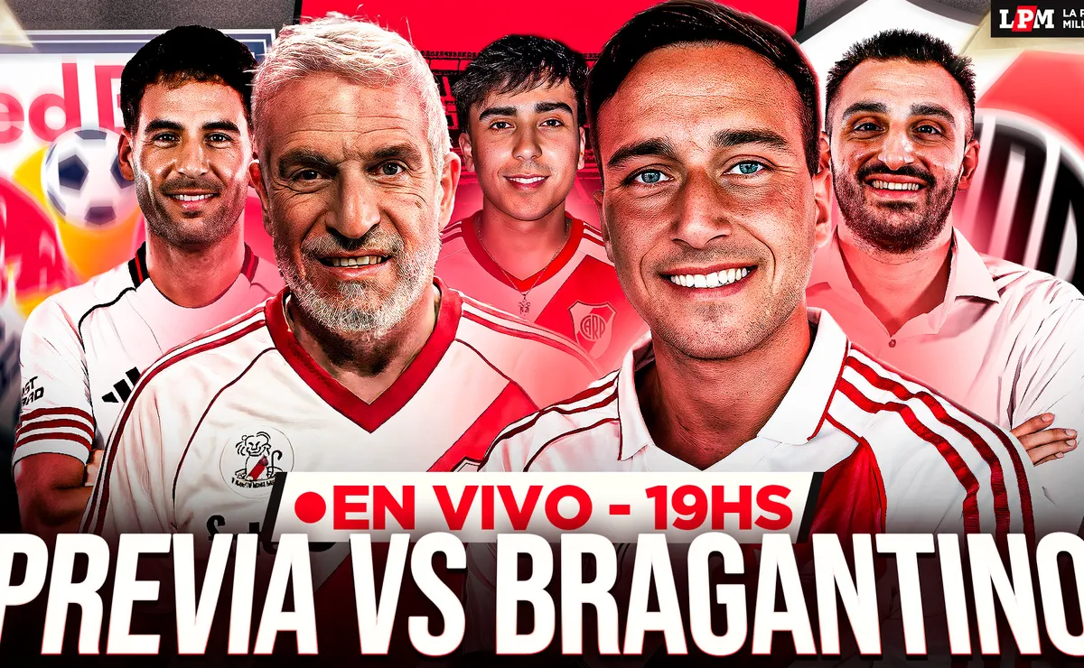 River, con la mente puesta en Bragantino: stream EN VIVO La Banda de LPM